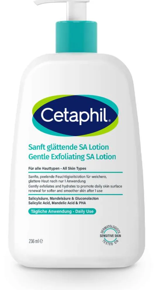 Cetaphil Sanft glättende SA Lotion für Gesicht & Körper 236 ml