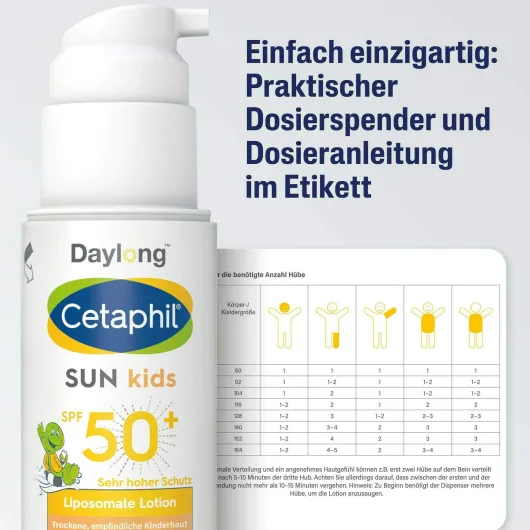 Cetaphil Sun Daylong Kids SPF 50+ liposomale Lotion 150 ml