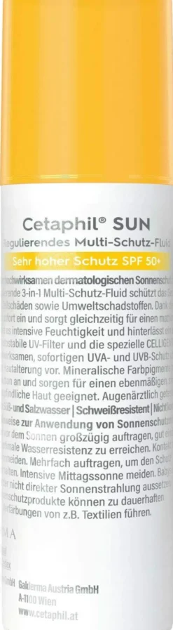 Cetaphil Sun Daylong SPF 50+ regulierendes Multi Schutz Fluid Gesicht 50 ml