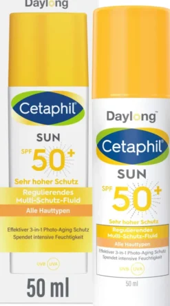 Cetaphil Sun Daylong SPF 50+ regulierendes Multi Schutz Fluid Gesicht 50 ml