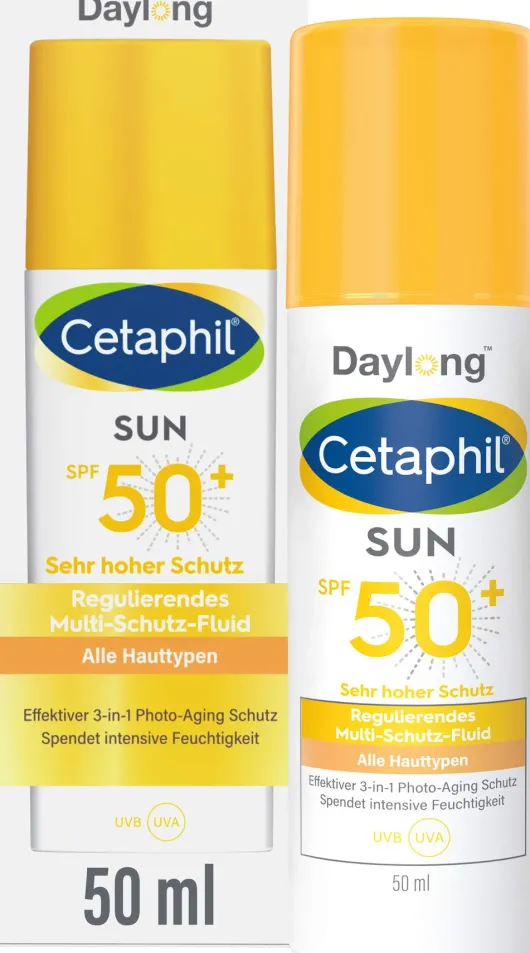 Cetaphil Sun Daylong SPF 50+ regulierendes Multi Schutz Fluid Gesicht 50 ml