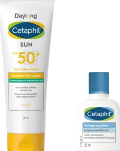 Cetaphil Sun Daylong SPF 50+ sensitives Gel 200 ml + gratis Cetaphil Reinigungslotion 29 ml