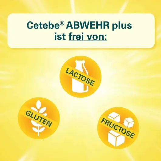 Cetebe Abwehr plus Vitamin C+Vitamin D3+ Zink 60 Kapseln