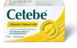 Cetebe Vitamin C Retardkapseln 500 mg 60 Stück