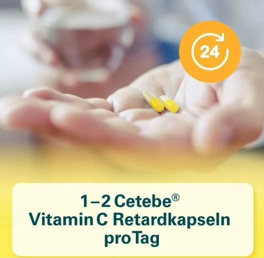 Cetebe Vitamin C Retardkapseln 500 mg 60 Stück