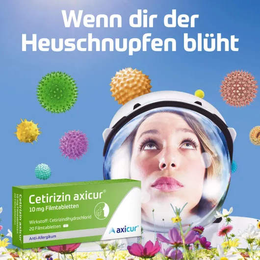 Cetirizin Axicur 10 mg 10 Filmtabletten