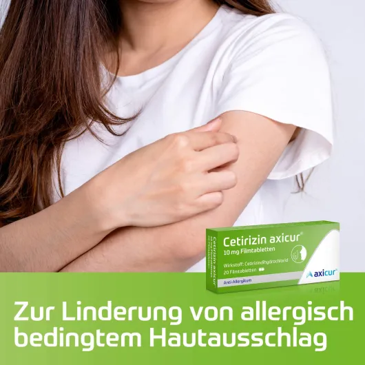 Cetirizin Axicur 10 mg 10 Filmtabletten