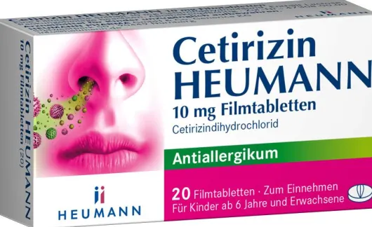 Cetirizin Heumann 10 mg 20 Filmtabletten
