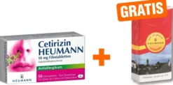 Cetirizin Heumann 10 mg 50 Filmtabletten + Gratis Taschentücher