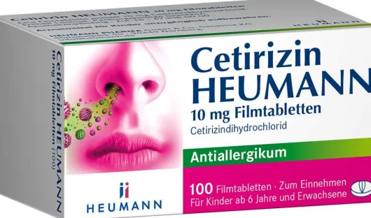 Cetirizin Heumann 10 mg 100 Filmtabletten