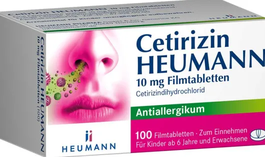 Cetirizin Heumann 10 mg 100 Filmtabletten