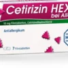Cetirizin Hexal 7 Filmtabletten bei Allergien