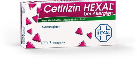 Cetirizin Hexal 7 Filmtabletten bei Allergien