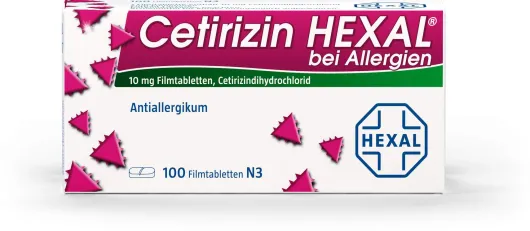 Cetirizin Hexal 100 Filmtabletten bei Allergien