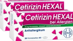 Cetirizin Hexal 2 x 20 Filmtabletten
