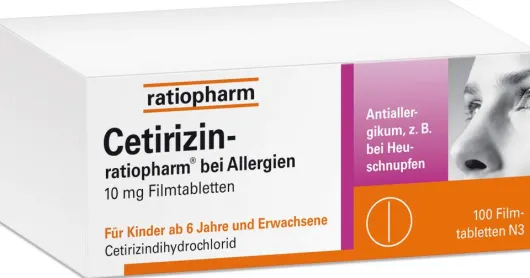 Cetirizin-ratiopharm bei Allergien 100 Filmtabletten