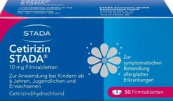 Cetirizin Stada 10 mg 50 Filmtabletten