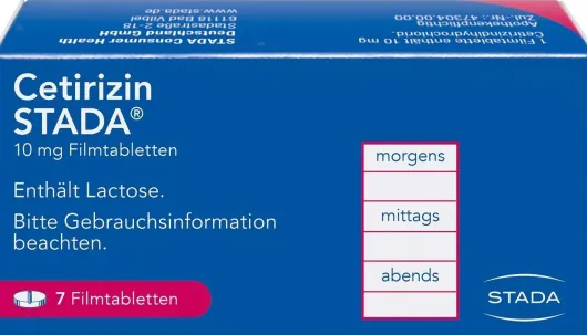 Cetirizin Stada 10 mg 7 Filmtabletten