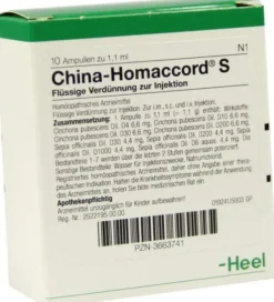 China Homaccord S Ampullen 10 Ampullen