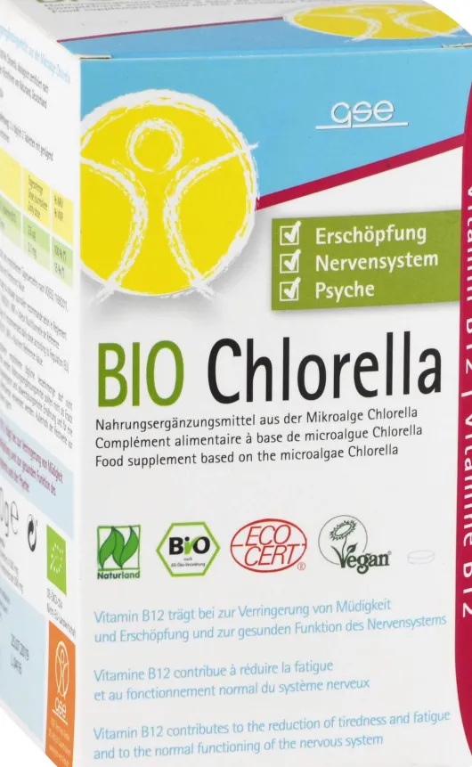 Chlorella 500 mg Bio Naturland 240 Tabletten