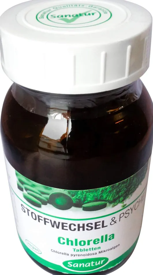 Chlorella Mikroalgen 400 mg Sanatur 500 Tabletten