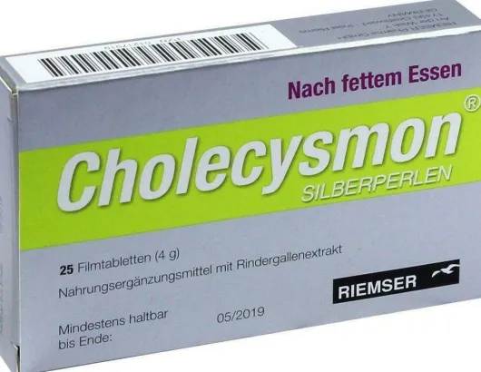 Cholecysmon Silberperlen 25 Dragees