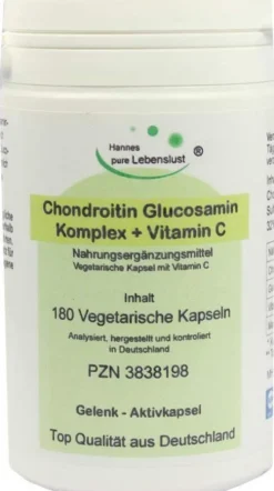 Chondroitin Glucosamin + C Komplex Vegi 180 Kapseln