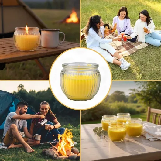 Citronella Kerze im Glas 4er-Set