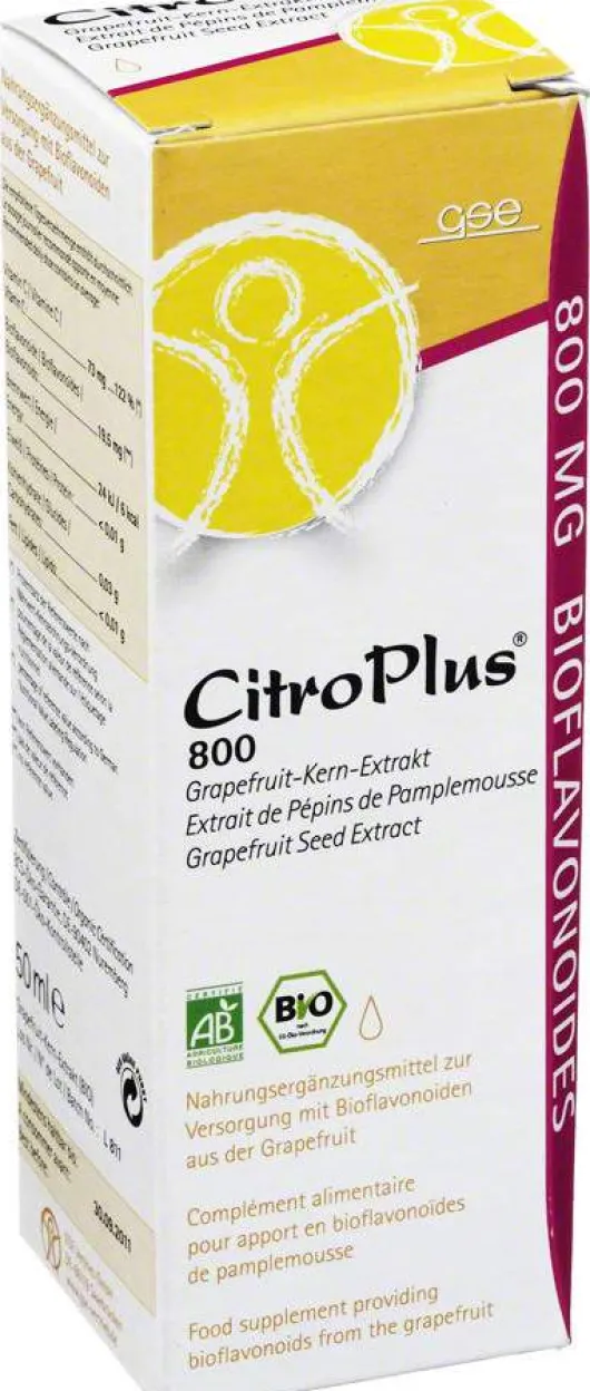 Citroplus 800 Bio Grapefruit Kern Extrakt Liquidum 50 ml Liqiudum