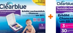Clearblue Advanced Fertilitätsmonitor 1 Stück + Clearblue Advanced 33 Teststäbchen