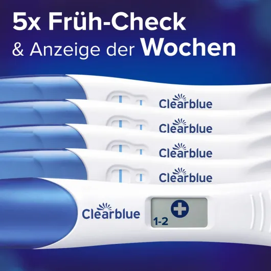 Clearblue Schwangerschaftstest Multicheck 4+1 Urin