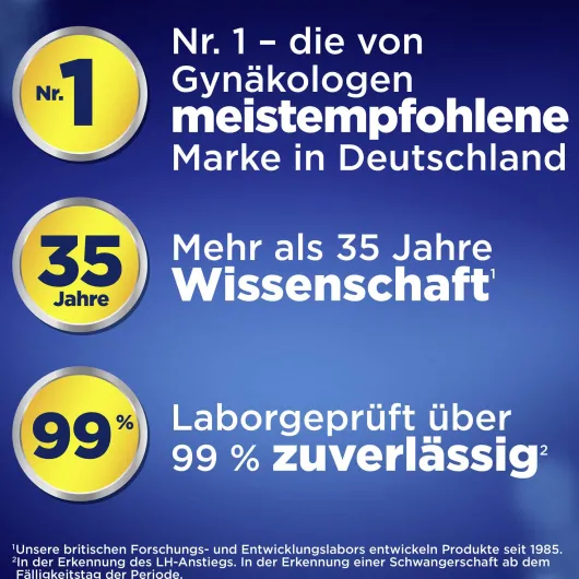 Clearblue Schwangerschaftstest frühe Erkennung 5 Tests