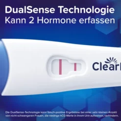 Clearblue Schwangerschaftstest 6 Tage vorher 2 Hormone 1 Stück