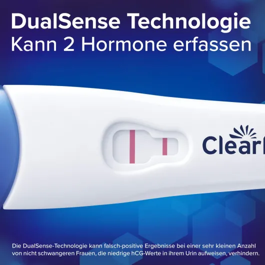 Clearblue Schwangerschaftstest 6 Tage vorher 2 Hormone 1 Stück