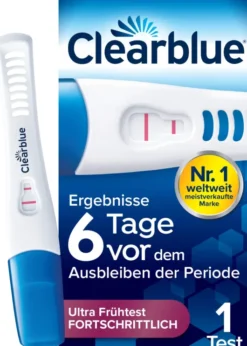 Clearblue Schwangerschaftstest 6 Tage vorher 2 Hormone 1 Stück