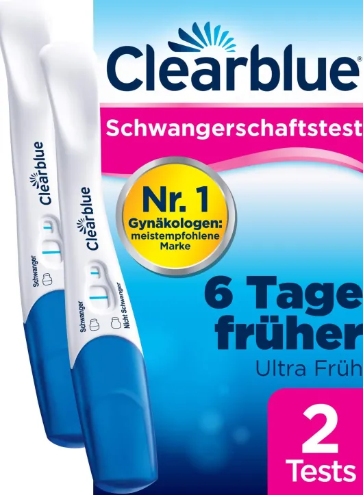 Clearblue Schwangerschaftstest Frühe Erkennung 2 Stück