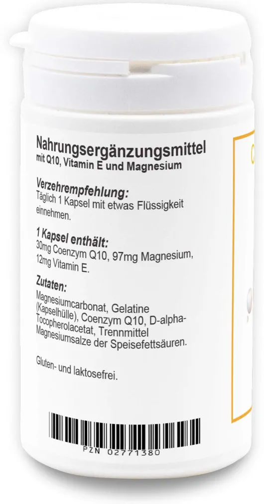 Coenzym Q10 Mit Vitamin E 60 Kapseln