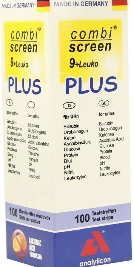 Combiscreen 9+leuko Plus Teststreifen 100 Teststreifen