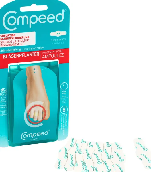 Compeed 8 Blasenpflaster an den Zehen
