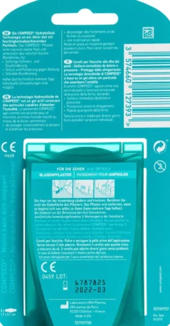 Compeed 8 Blasenpflaster an den Zehen