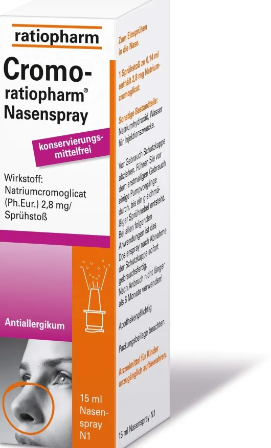 Cromo-ratiopharm 15 ml Nasenspray