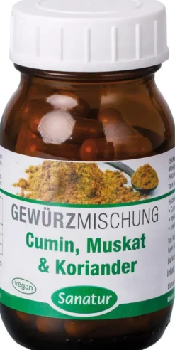 Cumin Muskat & Koriander Gewürzmischung 90 Kapseln