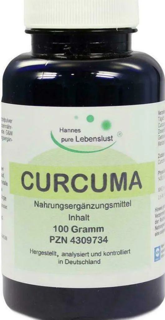 Curcuma 100g Pulver Mit Sekundären Pflanzennährstoffen