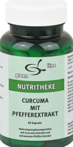 Curcuma Mit Pfefferextrakt 60 Kapseln