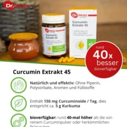 Curcumin Extrakt 45 Dr.Wolz Kapseln 90 Kapseln