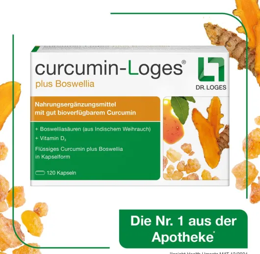 Curcumin Loges Plus Boswellia 120 Kapseln
