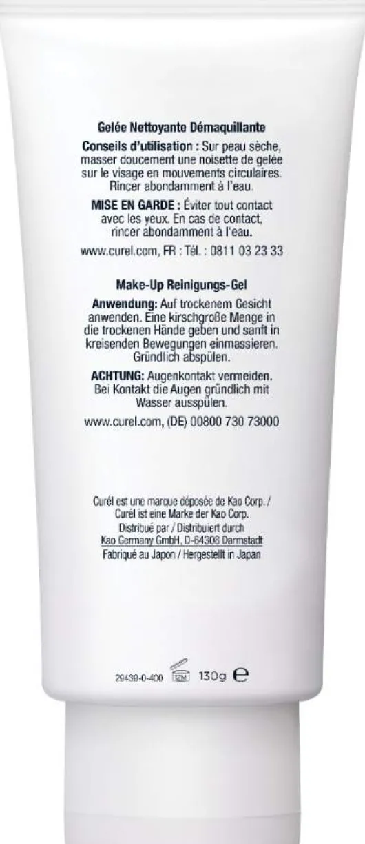 Curél Make-Up Reinigungs-Gel 130 ml