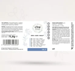 Cyb Haut Haare Nägel Multi-Komplex Hochdosiert 120 Kapseln