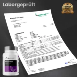 Cyb Melatonin 0,5 mg Vegan 600 Tabletten
