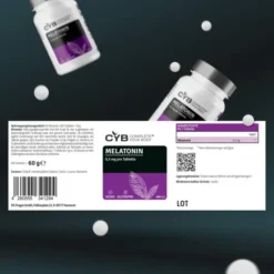 Cyb Melatonin 0,5 mg Vegan 600 Tabletten